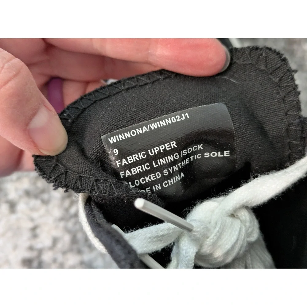 Madden Girl Winnona 2" Platform‎ High-Top Sneakers Women's 9 - Picture 6 of 6